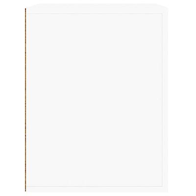 Nachtkastje wandgemonteerd 50x36x47 cm wit Nachtkastje wandgemonteerd 50x36x47 cm wit