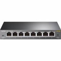 TP-Link TL-SG108E 8-Port Gigabit Easy Smart Switch Switch Zwart - thumbnail