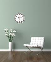 Techno Line WT8990 Wandklok Zendergestuurd 30 cm x 5 cm Zilver (metallic) - thumbnail