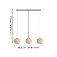 Eglo Japandi hanglampCominio 3-lichts - 900894 - thumbnail