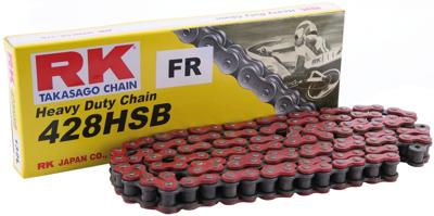 RK Chains 428 hsb 134 c red/black open