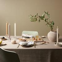 Bolsius rustiek tafelkaars soft pearl - thumbnail