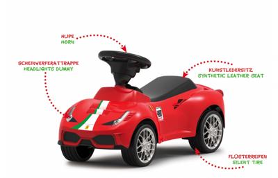 JAMARA loopauto Ferrari 488 GTE 69,9 cm rood JAMARA loopauto Ferrari 488 GTE 69,9 cm rood