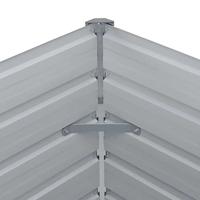 Plantenbak verhoogd 160x80x77 cm gegalvaniseerd staal groen - thumbnail