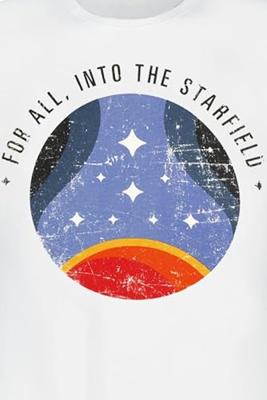 Starfield - For All Into the Starfield Men's Short Sleeved T-shirt
