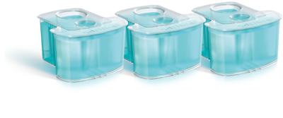 Philips Set van 3 schoonmaakcartridges met dubbelfiltersysteem Philips Set van 3 schoonmaakcartridges met dubbelfiltersysteem