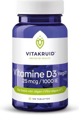 Vitakruid Vitamine D3 Vegan 25 mcg / 1000 IE Vitakruid Vitamine D3 Vegan 25 mcg / 1000 IE