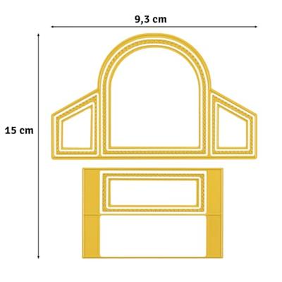 Vaessen Creative • snijmallen displaydoosje 10st.