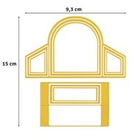 Vaessen Creative • snijmallen displaydoosje 10st. - thumbnail