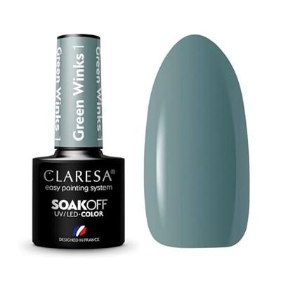 Claresa uv/led gellak 5ml green winks 1