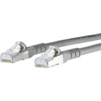 Metz Connect 1308455033-E RJ45 Netwerkkabel, patchkabel CAT 6A S/FTP 5.00 m Grijs Snagless 1 stuk(s) - thumbnail