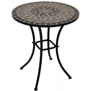 Bistrotafel - Aluminium steen - Zwart 60 cm Bistrotafel - Aluminium steen - Zwart 60 cm