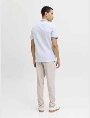 Jack & Jones Jjepaulos Polo Ss Noos Poloshirts Celestial Blue