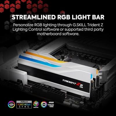 G.Skill Trident Z5 RGB geheugenmodule 32 GB 2 x 16 GB DDR5 6000 MHz G.Skill Trident Z5 RGB geheugenmodule 32 GB 2 x 16 GB DDR5 6000 MHz