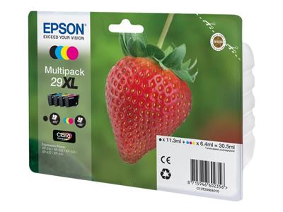 Epson Strawberry 29XL CMYK Origineel Zwart, Cyaan, Magenta, Geel 1 stuk(s) Hoog (XL) rendement