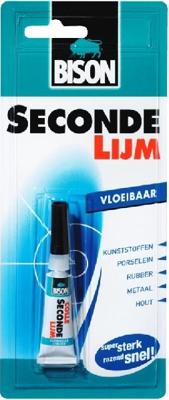 Secondelijm Vloeibaar 3 G Tube Kaart Secondelijm Meuwissen - Meuwissen agro