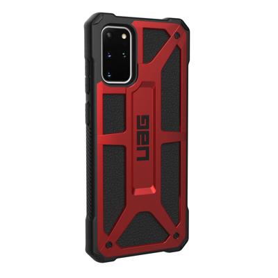 UAG Rugged Case for Samsung Galaxy S20+ (6.7-inch screen) - Monarch Crimson - Achterzijde behuizing voor mobiele telefoon - robuust - polycarbonaat, eersteklas nerfleder, legeringmetaal - karmozijnrood - 6.7 UAG Rugged Case for Samsung Galaxy S20+ (6.7-inch screen) - Monarch Crimson - Achterzijde behuizing voor mobiele telefoon - robuust - polycarbonaat, eersteklas nerfleder, legeringmetaal - karmozijnrood - 6.7