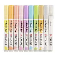 Brushpen talens ecoline set 10 stuks pastel - thumbnail