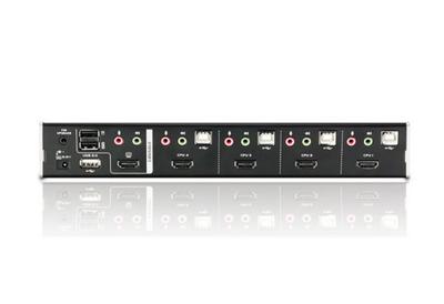 Aten 4-poorts USB HDMI/Geluid KVMP-schakelaar | 1 stuks - CS1794-AT-G CS1794-AT-G - thumbnail
