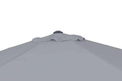 Feel furniture Parasol Kantelbaar 3 meter Lichtgrijs