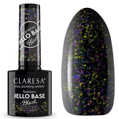 Claresa rainbow jello base coat black 5ml