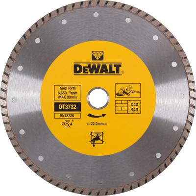 DeWALT DT3732 Diamantschijf Turbo 230x22,23mm