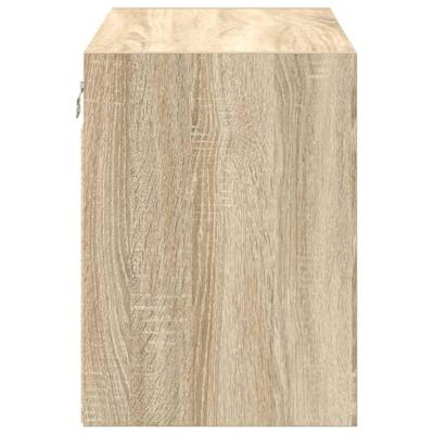 VidaXL Garagewandkast sonoma bewerkt hout eikenkleurig