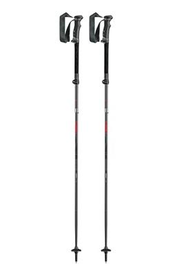 Leki Legacy FX TA Wandelstokken Silver-Gray/Bright-Red/Black 110-130 cm