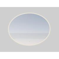Saniclass Oval badkamerspiegel - 120x80cm - ovaal - incl. indirecte LED verlichting - spiegelverwarming - touch schakelaar NAB001-B-120x80 - thumbnail