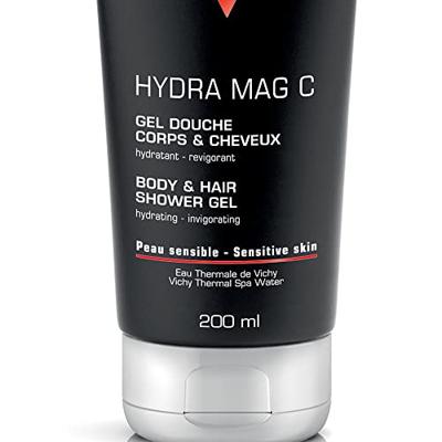 Vichy Homme Hydra Mag C Shower Gel Body & Hair Magnesium Sensitive Skin