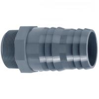 PVC slangtule met buitendraad - 1 1/2" x 50 - 52 mm - thumbnail