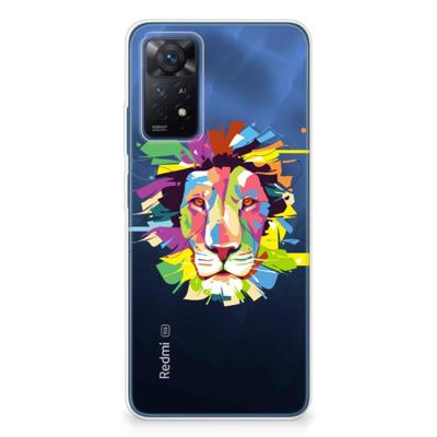 Xiaomi Redmi Note 11 Pro 5G Telefoonhoesje met Naam Lion Color Xiaomi Redmi Note 11 Pro 5G Telefoonhoesje met Naam Lion Color