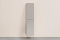 Kolomkast Wiesbaden Novira 160x40x35 cm Afgeronde Hoeken Geribbeld Mat Zand - thumbnail