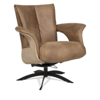 Fauteuil (medium) Vita - Cognac Kentucky - thumbnail