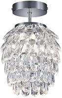Trio Moderne PlafondlampPetty met kristal 20cm - R60451006 - thumbnail