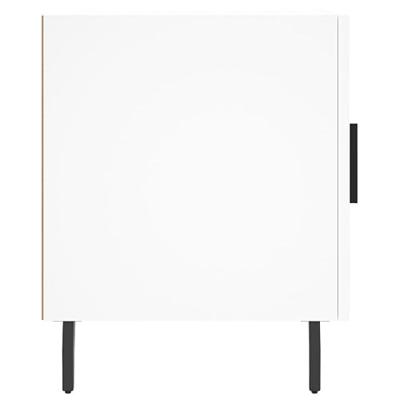 Nachtkastjes 2 st 40x40x50 cm bewerkt hout wit