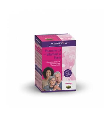 Mannavital Vitamine D3 & Vitamine A Forte Capsules Mannavital Vitamine D3 & Vitamine A Forte Capsules