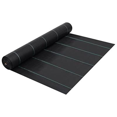 VidaXL Worteldoek 2x25 m pp zwart VidaXL Worteldoek 2x25 m pp zwart