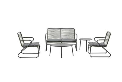 Hermes loungeset 5-dlg c.bl/rope moss gr dia. 5mm/mystic gr Garden Impressions - Garden impressions