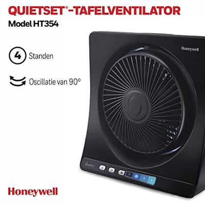 Honeywell HT354E4 - ventilator Tafelventilator Zwart