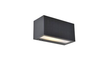 Lutec INKA 6989101118 Wandlamp op zonne-energie met bewegingsmelder LED LED vast ingebouwd 8.2 W Antraciet Lutec INKA 6989101118 Wandlamp op zonne-energie met bewegingsmelder LED LED vast ingebouwd 8.2 W Antraciet