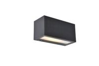 Lutec INKA 6989101118 Wandlamp op zonne-energie met bewegingsmelder LED LED vast ingebouwd 8.2 W Antraciet - thumbnail