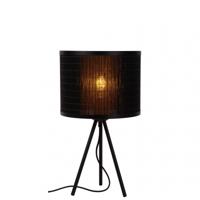 Lucide TAGALOG - Tafellamp - Ø 26 cm - 1xE27 - Zwart - thumbnail
