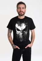 Marvel Easy Fit T-Shirt Punisher - Striped Skull Size XL - thumbnail