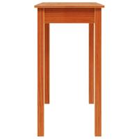 Wandtafel 80x40x75 cm massief grenenhout wasbruin - thumbnail