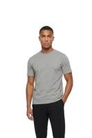 Malelions Luxury T-shirt Mma20026023 Basic T-shirts 41008 Pearl Grey - thumbnail