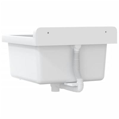 Wasbak wandgemonteerd 40x40x24 cm hars wit Wasbak wandgemonteerd 40x40x24 cm hars wit