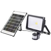 Sygonix SY-5461110 Spot op zonne-energie met bewegingsmelder 30 W Lichtkleur (naam): Neutraalwit - thumbnail