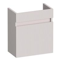 Brauer Joy Wavy Fonteinkast - 40 cm - met 1 Deur Greeploos Rechtsdraaiend - Mat Zand - thumbnail