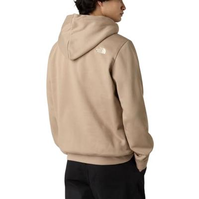The North Face Drew Peak Hoodie Trui Heren Mushroom Grey/Gravel L The North Face Drew Peak Hoodie Trui Heren Mushroom Grey/Gravel L